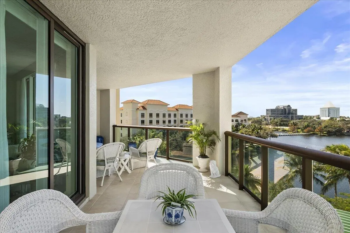 Extra Large West Balcony at 3620 Gardens Parkway 503b, Palm Beach Gardens