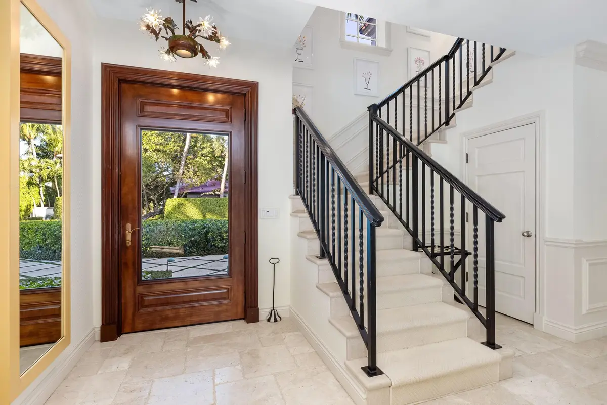 Foyer at 9 Via Vizcaya, Palm Beach