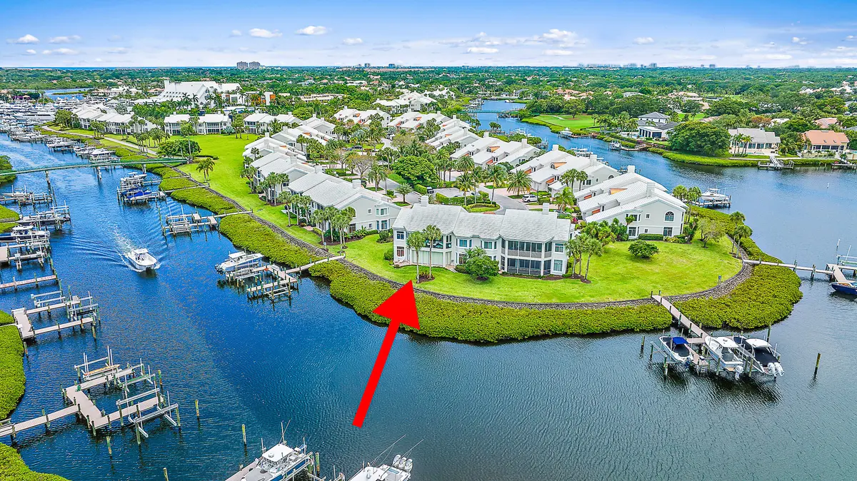 Aerial at 2604 Captains Way, Jupiter
