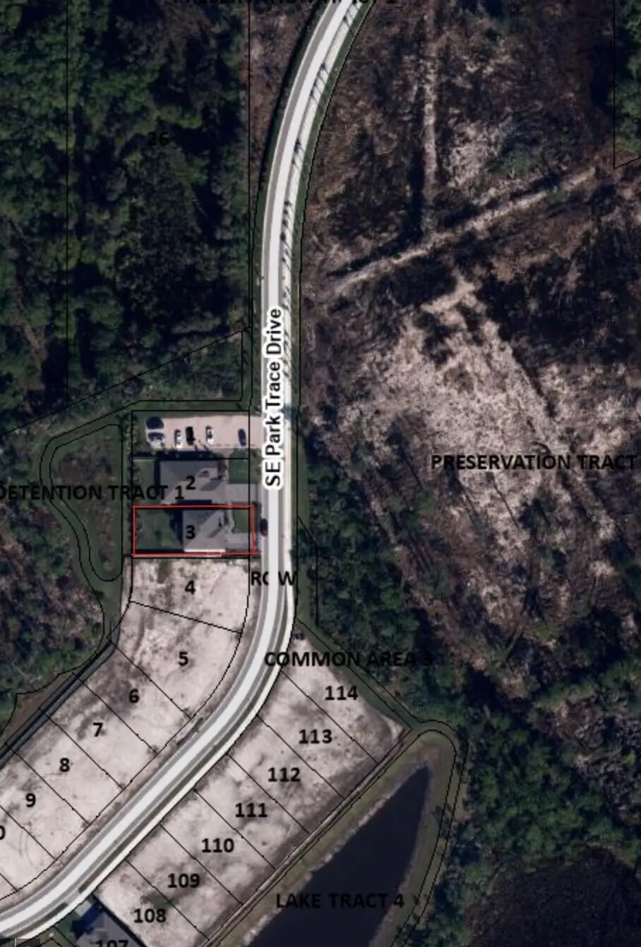 Galen birds eye view at 6520 SE Park Trace Drive, Stuart