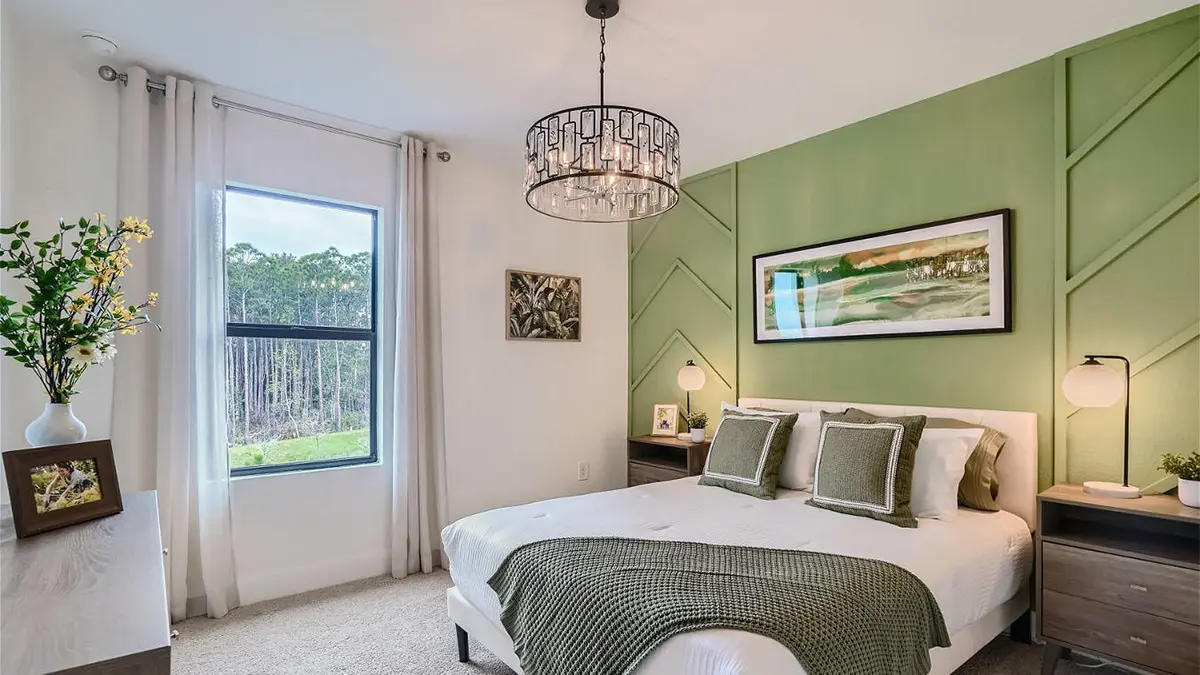 Galen Model bedroom 3 at 6520 SE Park Trace Drive, Stuart