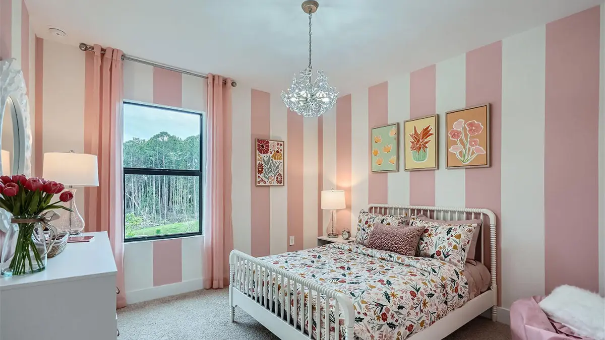 Galen Model bedroom 4 at 6520 SE Park Trace Drive, Stuart