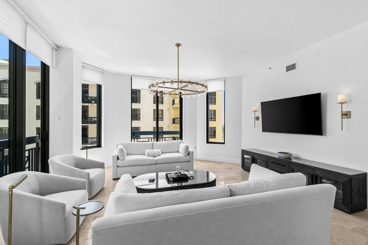 Light-Filled Large Living Room at 701 S Olive Avenue 1204, West Palm Beach