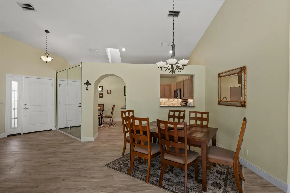 Dining Area and kitchen at 1020 Lytham Court, West Palm Beach