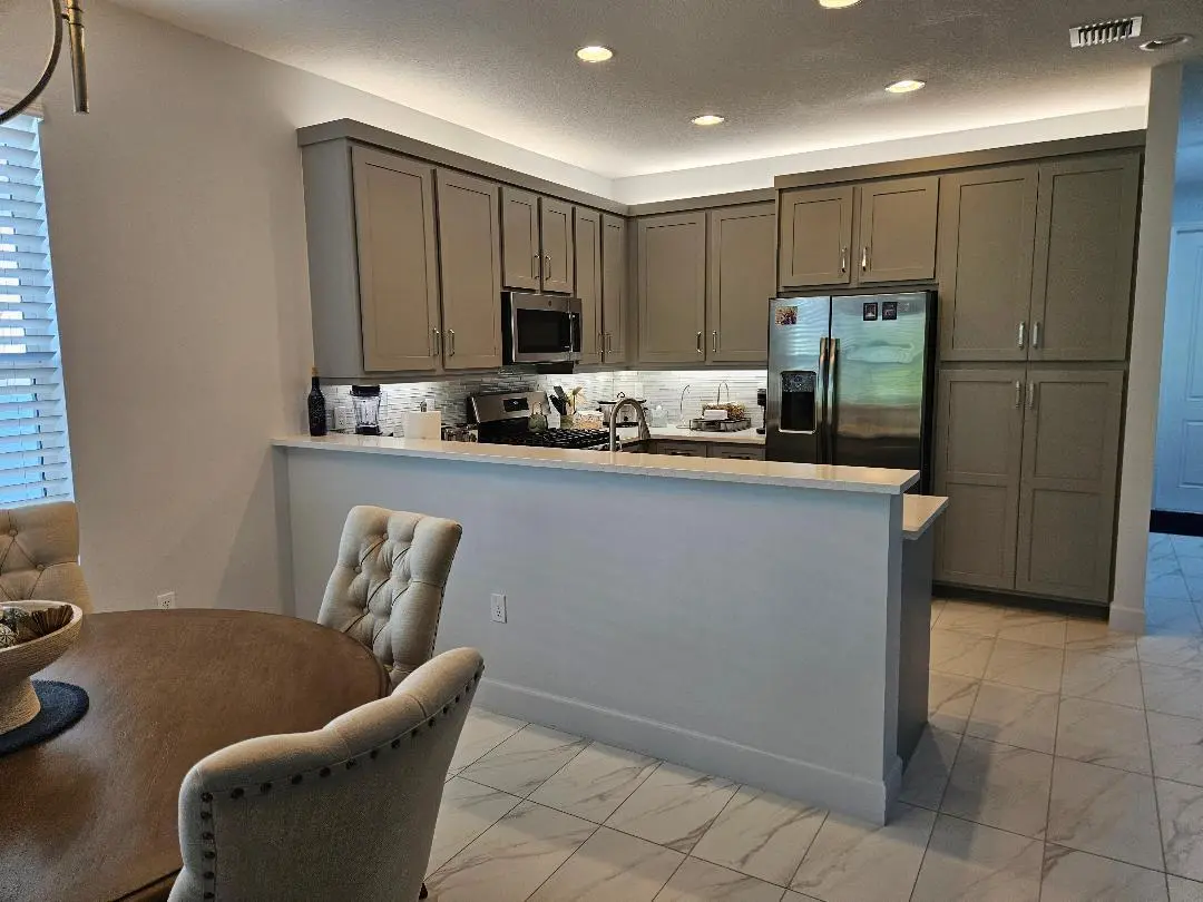 Kitchen view from Dining Area at 11087 SW Carriage Hill Lane, Port St. Lucie