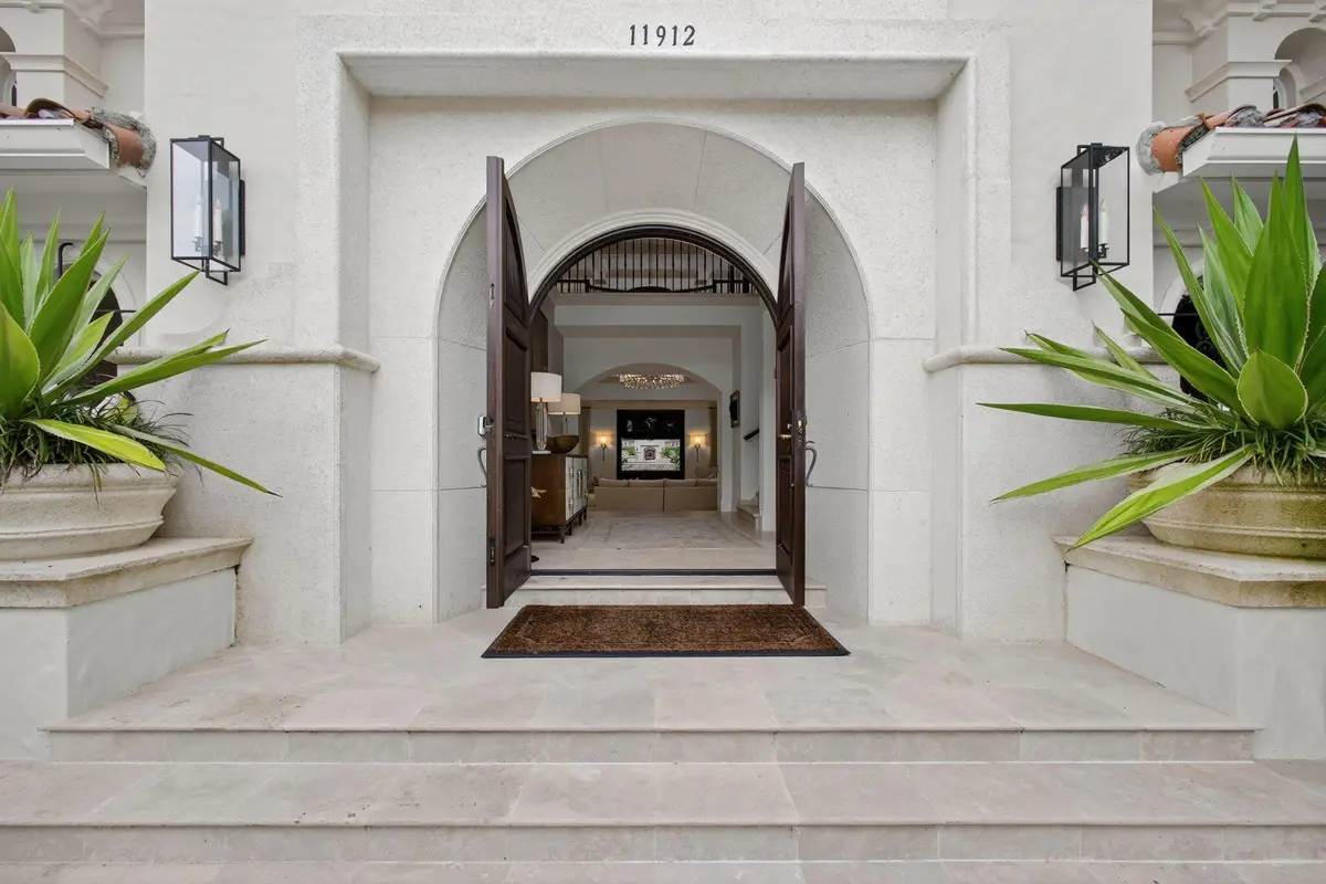 Double Door Entrance at 11912 Palma Drive, Palm Beach Gardens