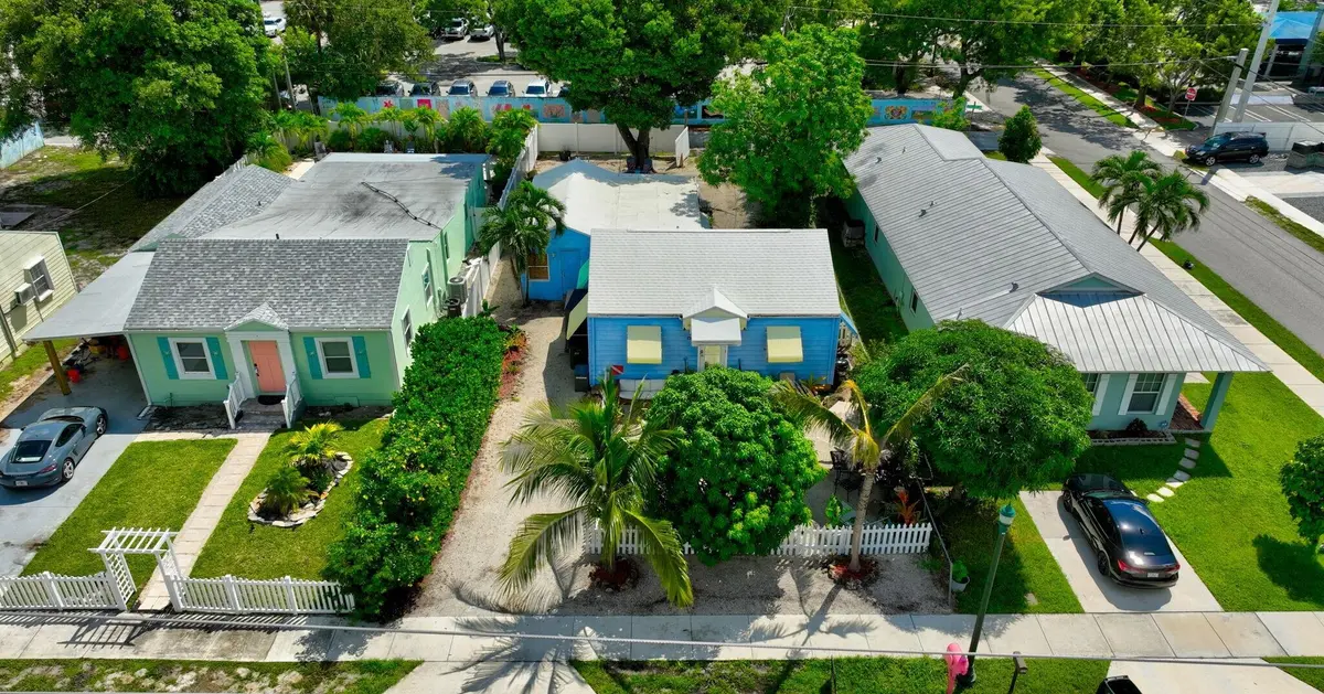Aerial Front at 629 SE 4th Avenue, Delray Beach