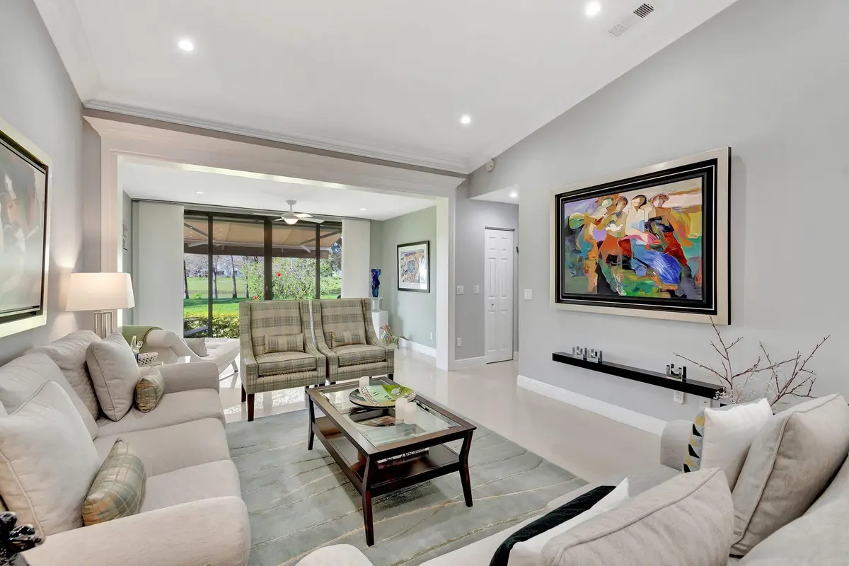 Living Room at 5308 Fairway Woods Drive 4712, Delray Beach