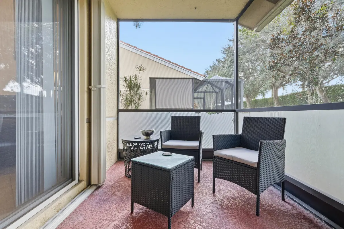 screened in patio at 9428 Swansea Lane, West Palm Beach