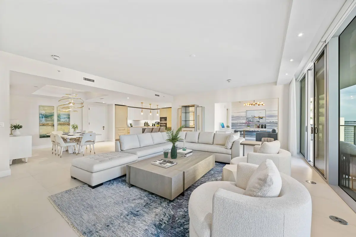 Livingroom at 3100 N Ocean Drive 1203p, Singer Island