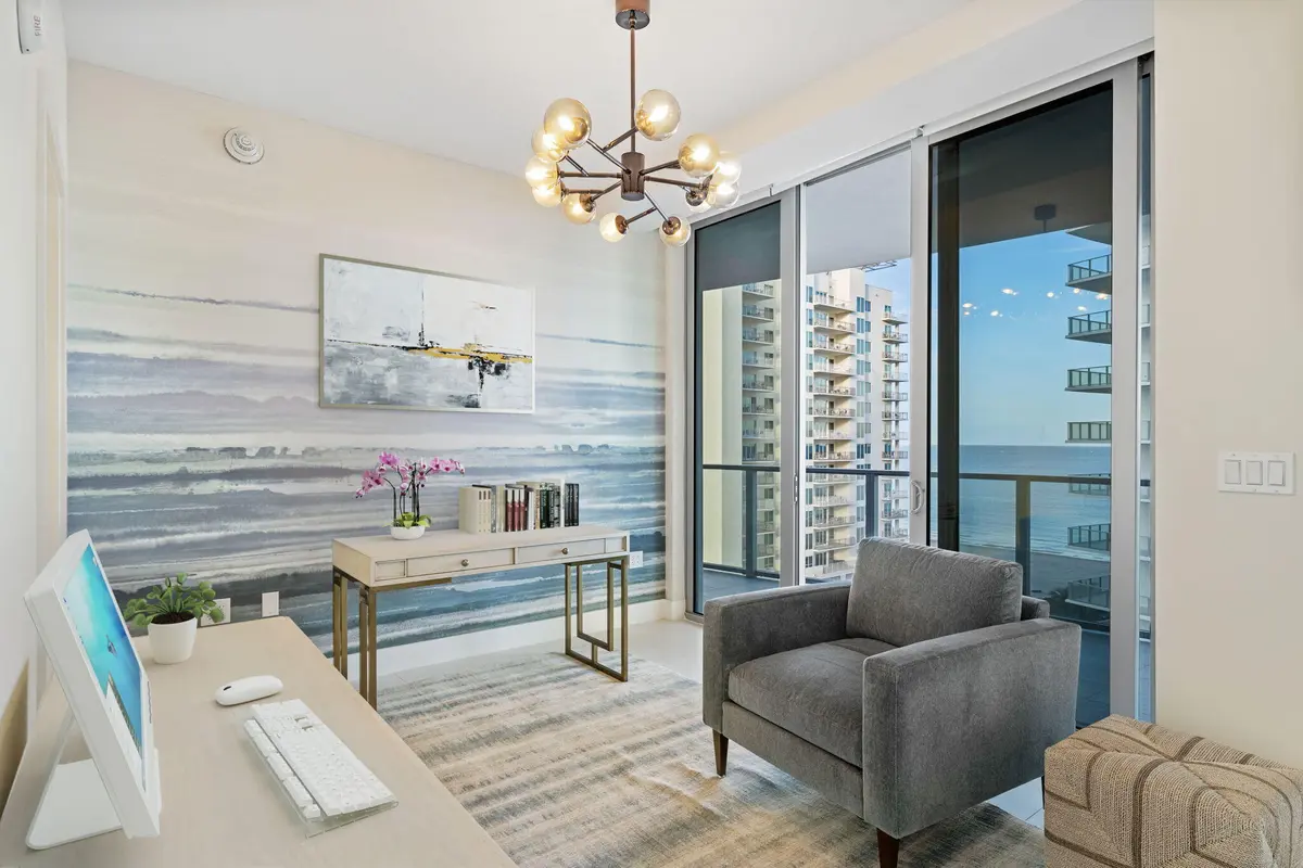 Den/Convertible 3rd bedroom at 3100 N Ocean Drive 1203p, Singer Island