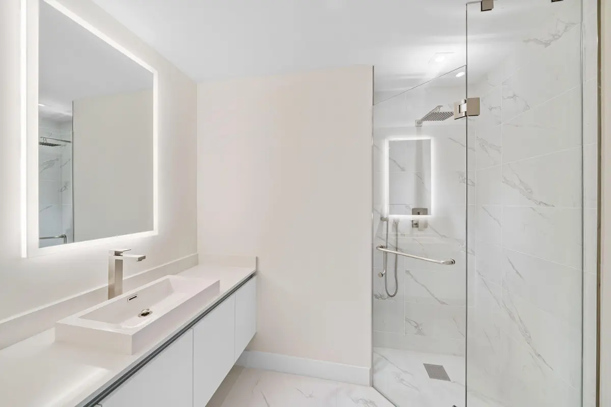 Den/Convertible 3rd bedroom bath at 3100 N Ocean Drive 1203p, Singer Island