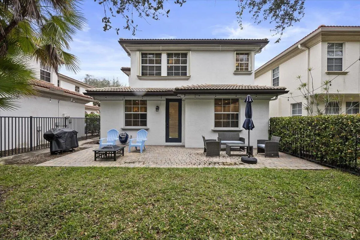 Fenced-In Backyard at 627 Castle Drive, Palm Beach Gardens
