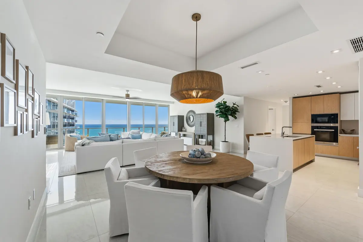 Dining Area at 3100 N Ocean Drive 1804 P, Singer Island