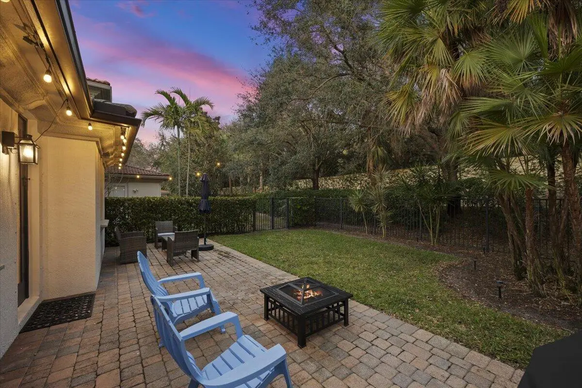 Extended Patio at 627 Castle Drive, Palm Beach Gardens