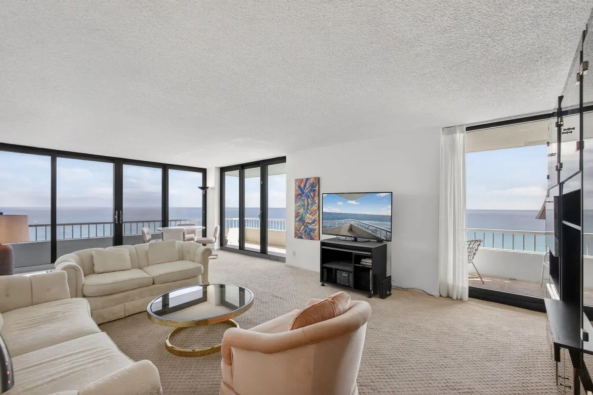 Living Room at 5510 N Ocean Drive 24a, Singer Island