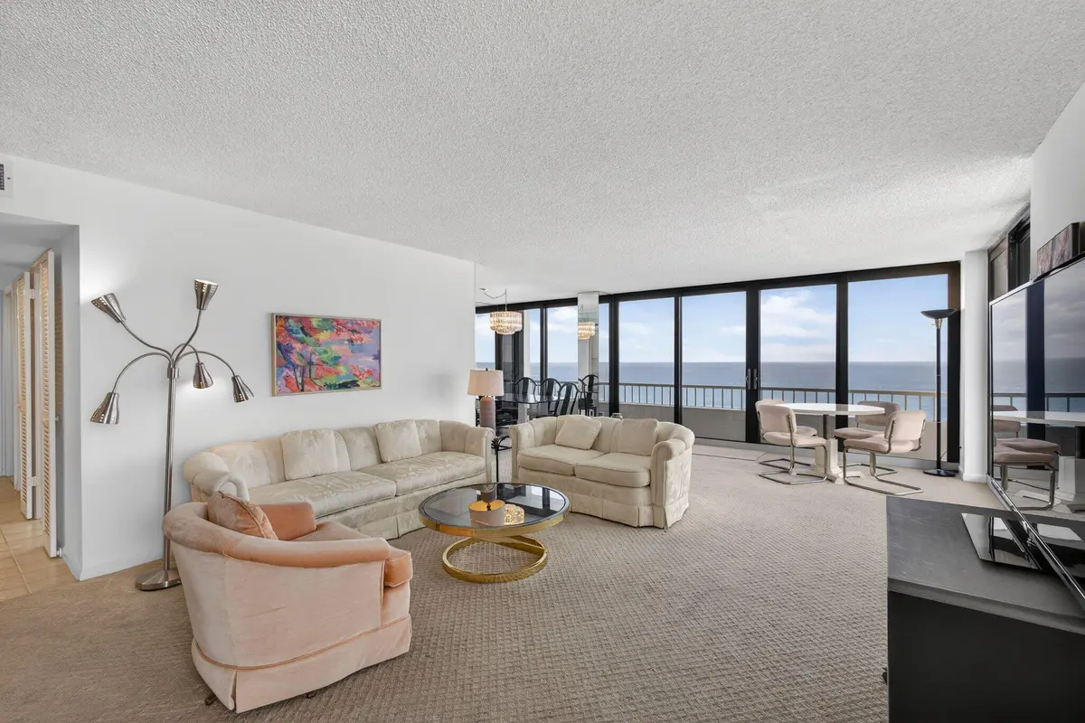 Living Room at 5510 N Ocean Drive 24a, Singer Island