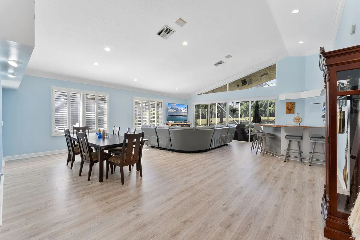 Living / Dining Area at 6435 Three Lakes Lane, Boynton Beach