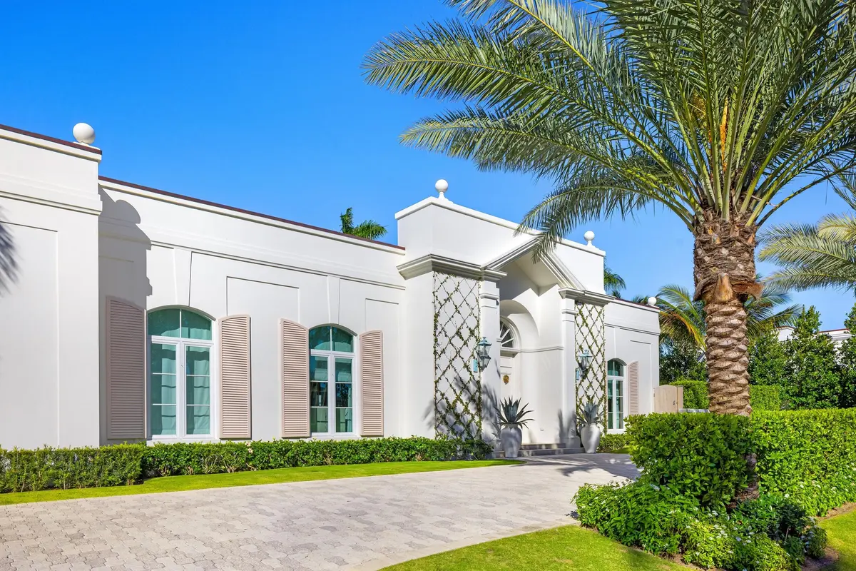 Front Exterior at 309 Chapel Hill Road, Palm Beach