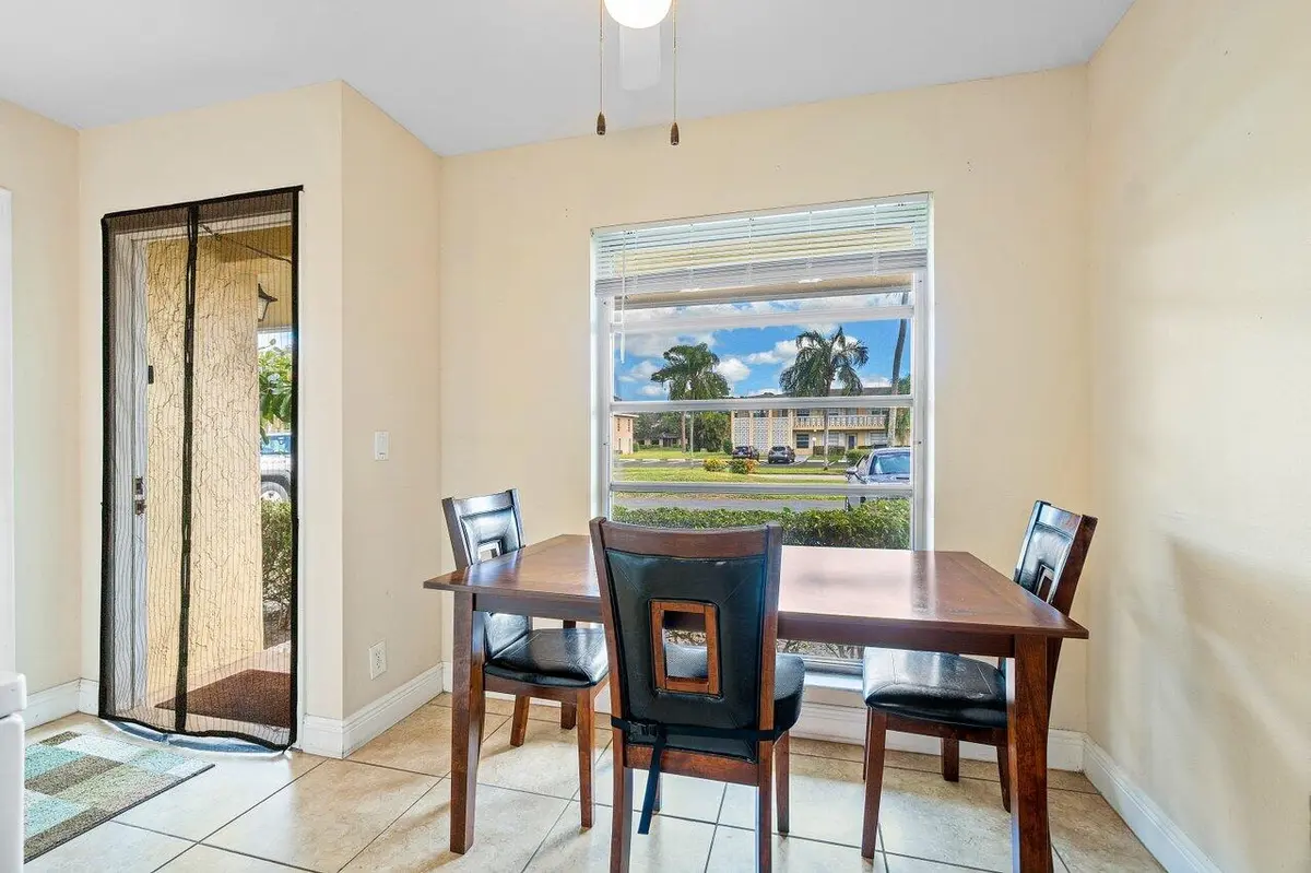 Breakfast nook at 1031 Citrus Way 102-B, Delray Beach