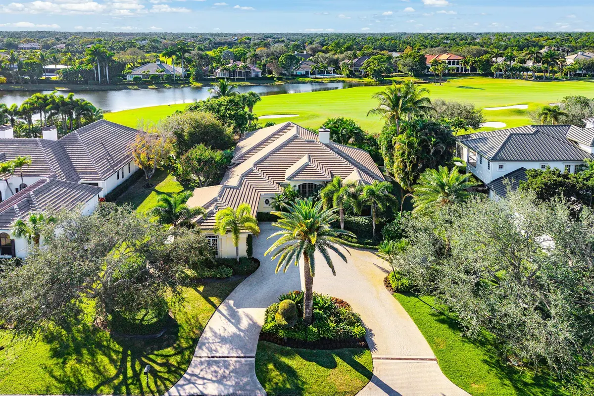 Front Aerial at 13161 Marsh Landing, Palm Beach Gardens