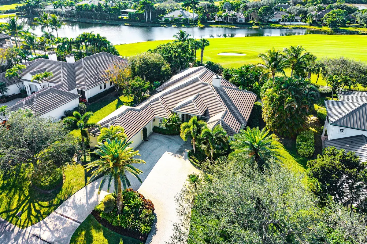 Front Aerial at 13161 Marsh Landing, Palm Beach Gardens