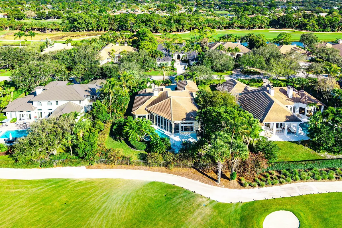 Rear Aerial at 13161 Marsh Landing, Palm Beach Gardens