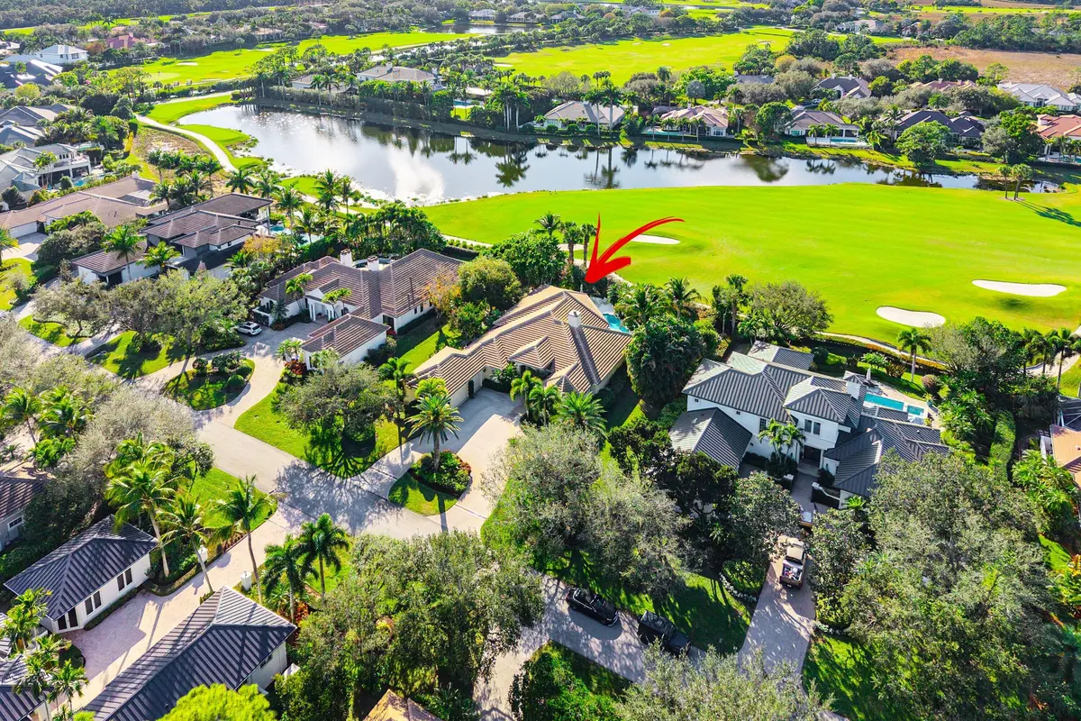 Front Aerial at 13161 Marsh Landing, Palm Beach Gardens