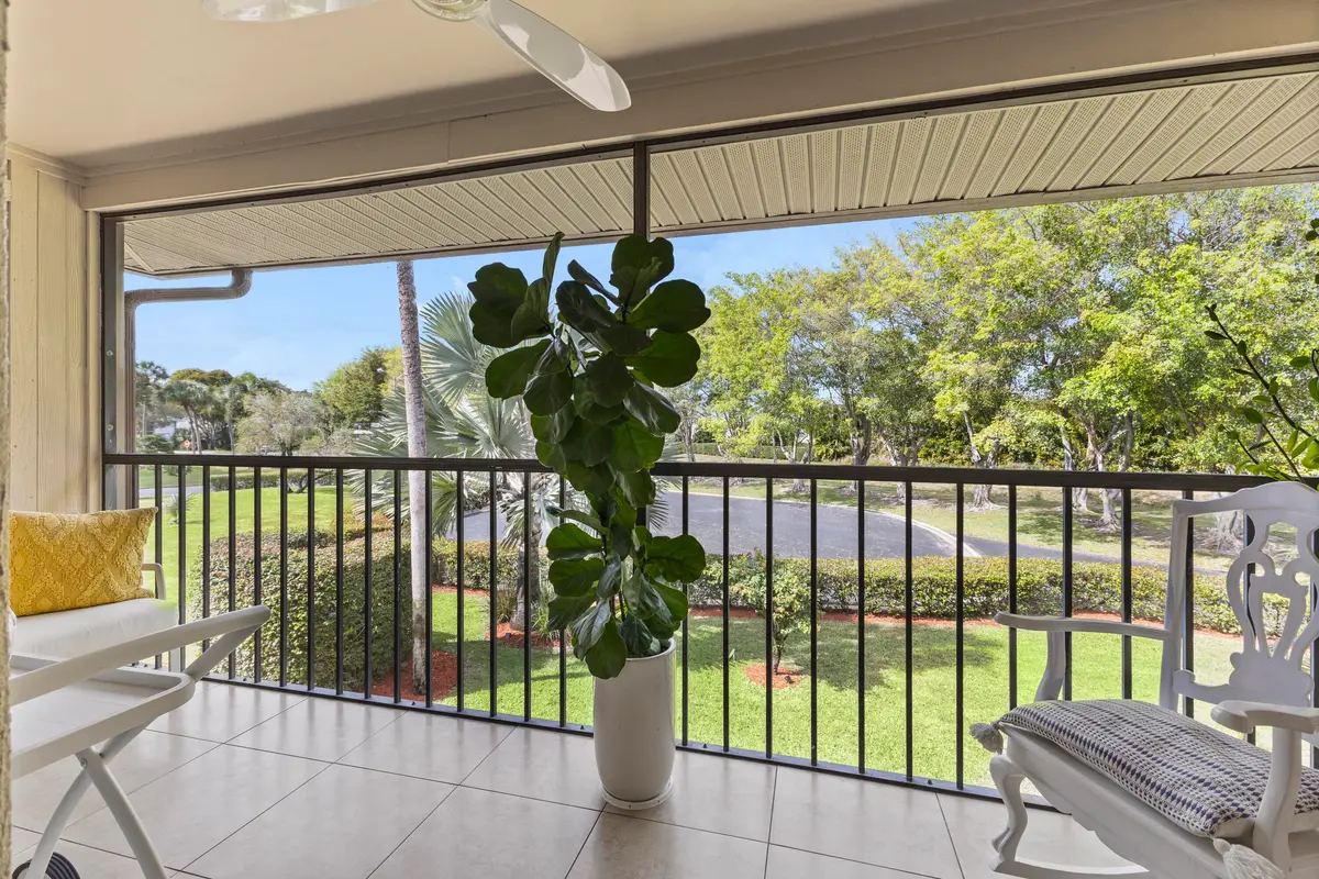 Spacious Patio at 15492 Lakes Of Delray Boulevard 203, Delray Beach