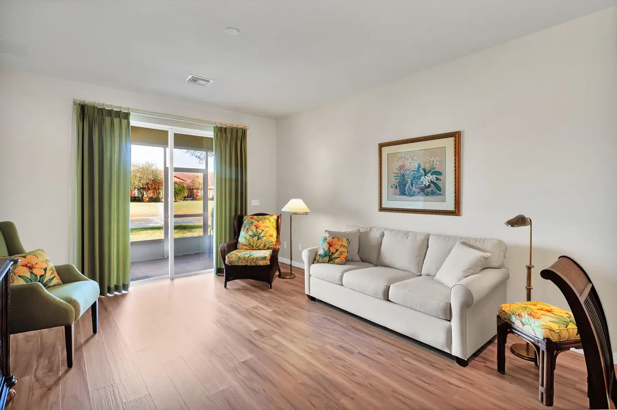 Living Room at 6380 Oxford Circle 103, Vero Beach