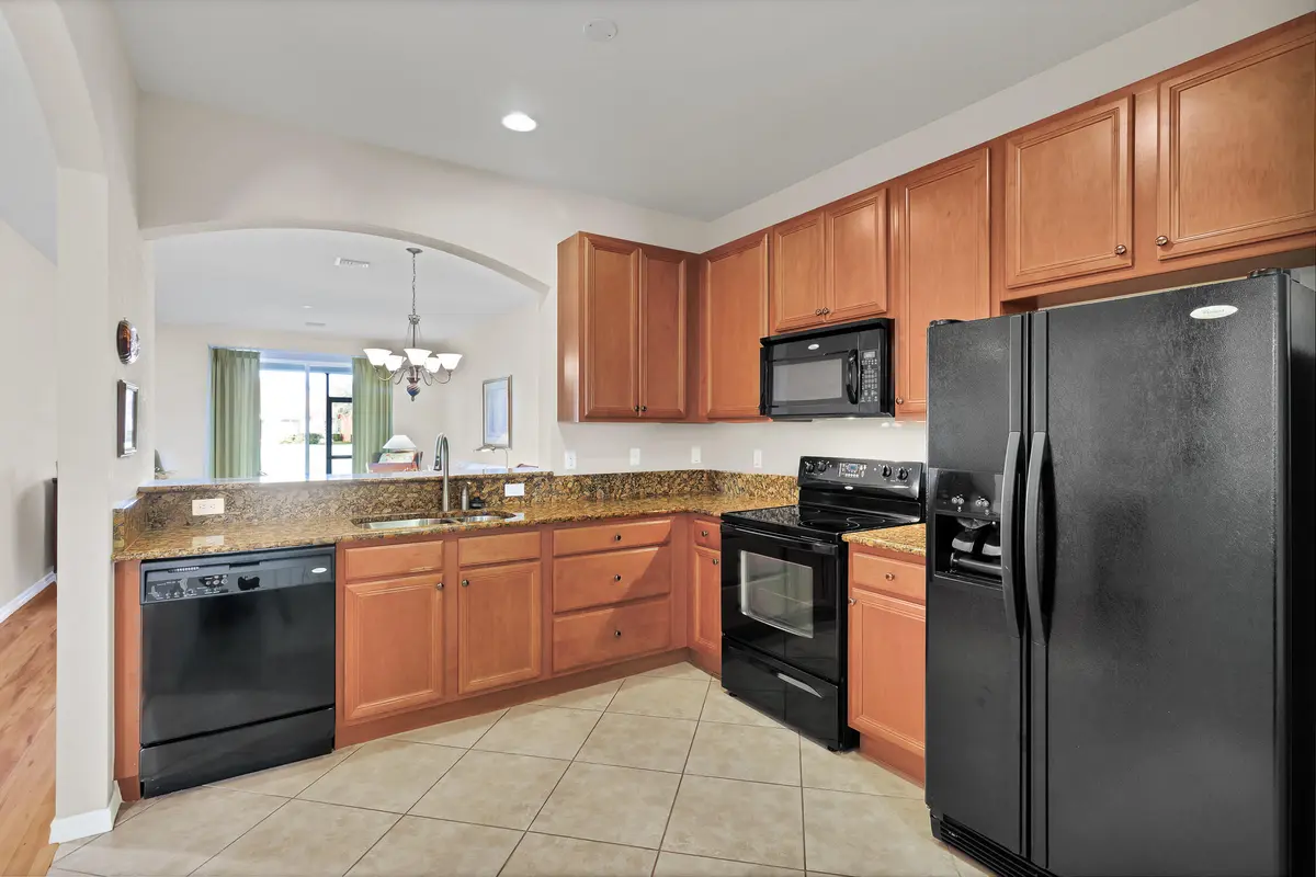 Kitchen at 6380 Oxford Circle 103, Vero Beach