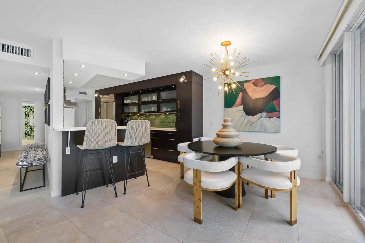 Kitchen at 130 Sunrise Avenue 201, Palm Beach