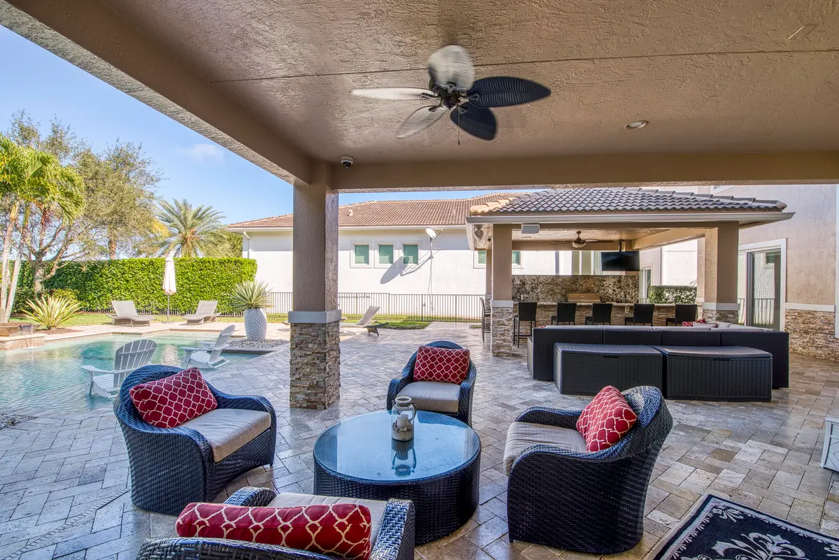 Custom Outdoor Kitchen & Bar at 135 Carmela Court, Jupiter