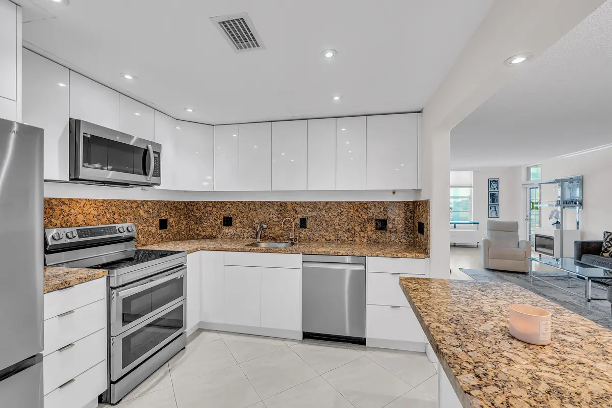 Kitchen at 2851 S Ocean Boulevard 3 P, Boca Raton