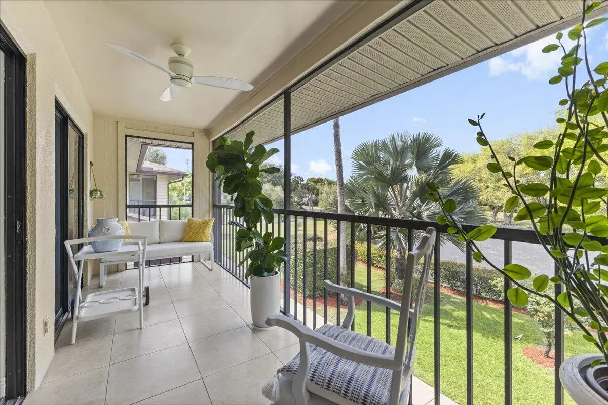 Large Balcony/Porch at 15492 Lakes Of Delray Boulevard 203, Delray Beach