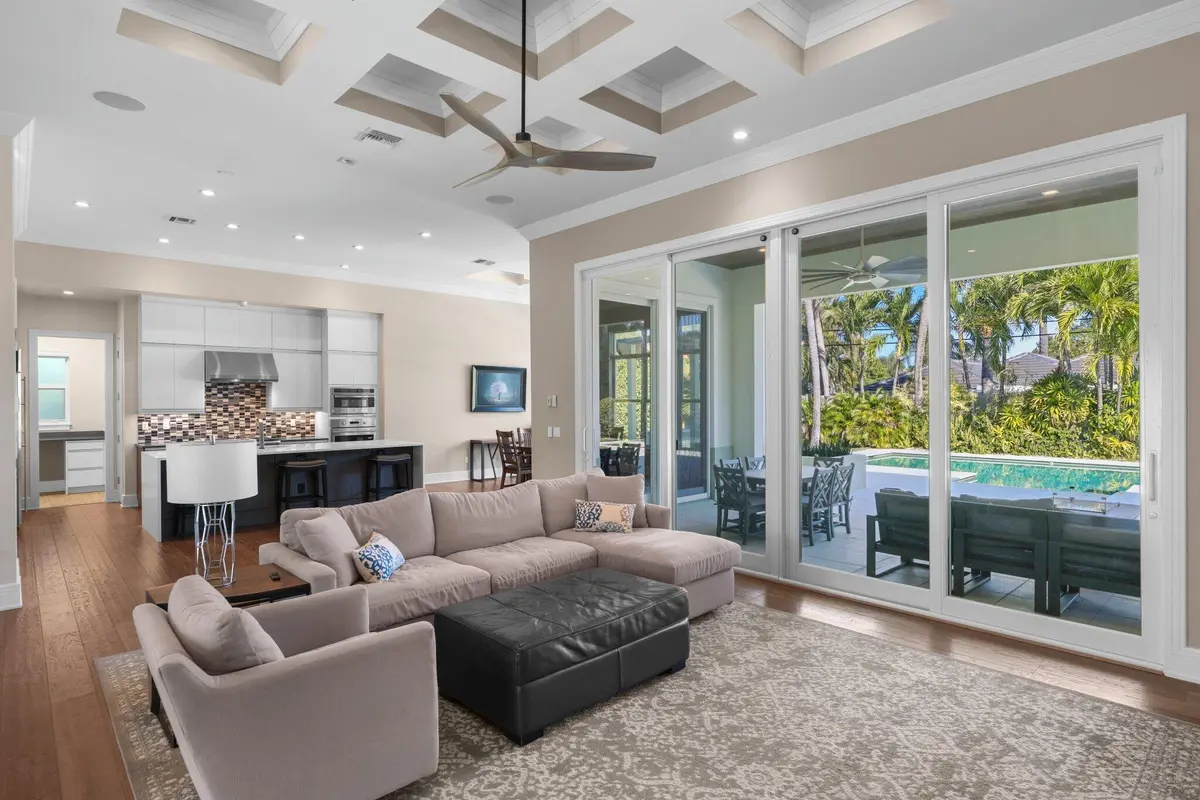 Living room at 701 NW 7th Street, Delray Beach