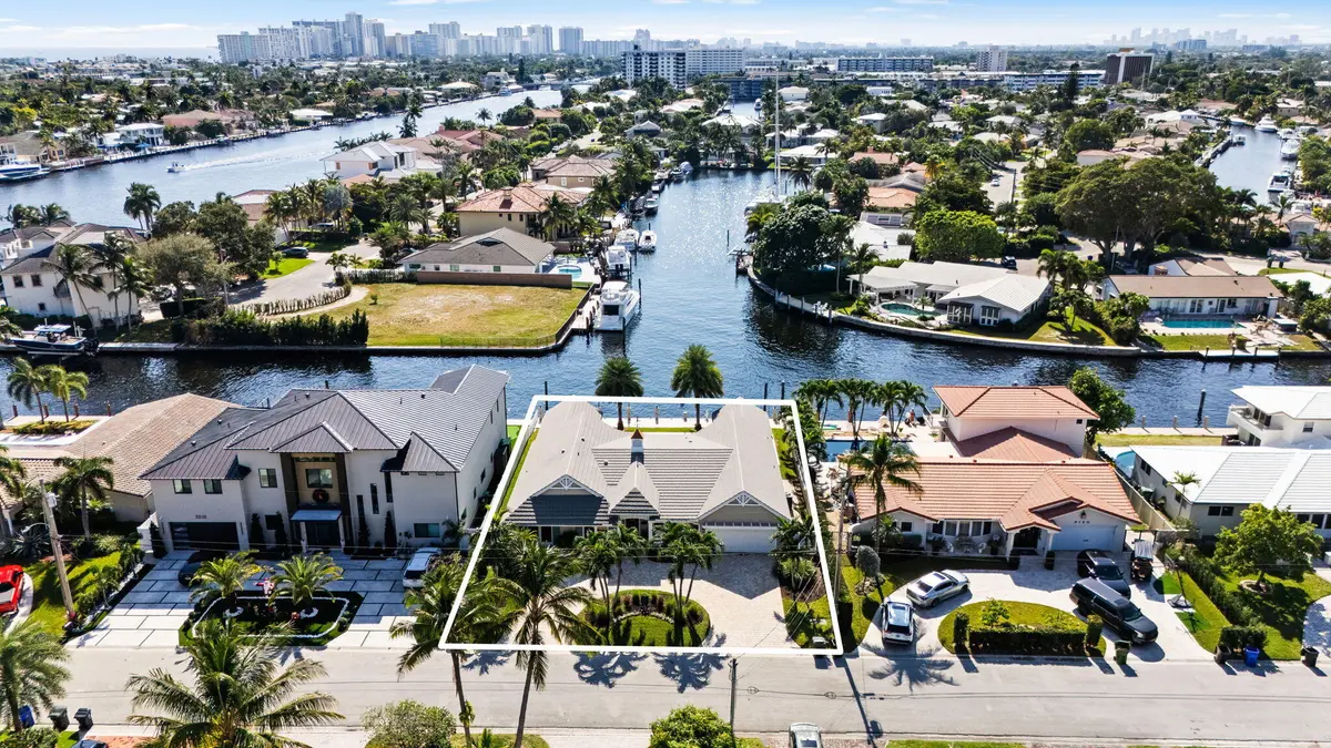 Aerial View at 3200 NE 56th Court, Fort Lauderdale