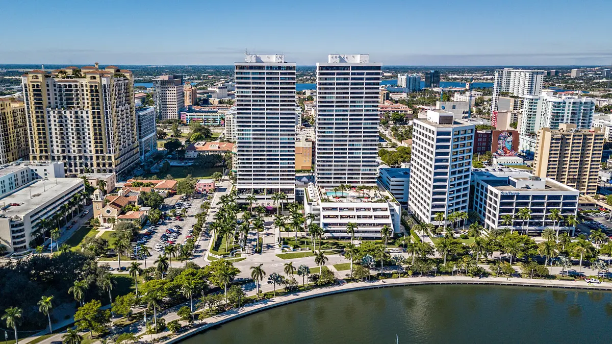 Welcome to The Plaza of the Palm Beaches at 525 S Flagler Drive 9b, West Palm Beach
