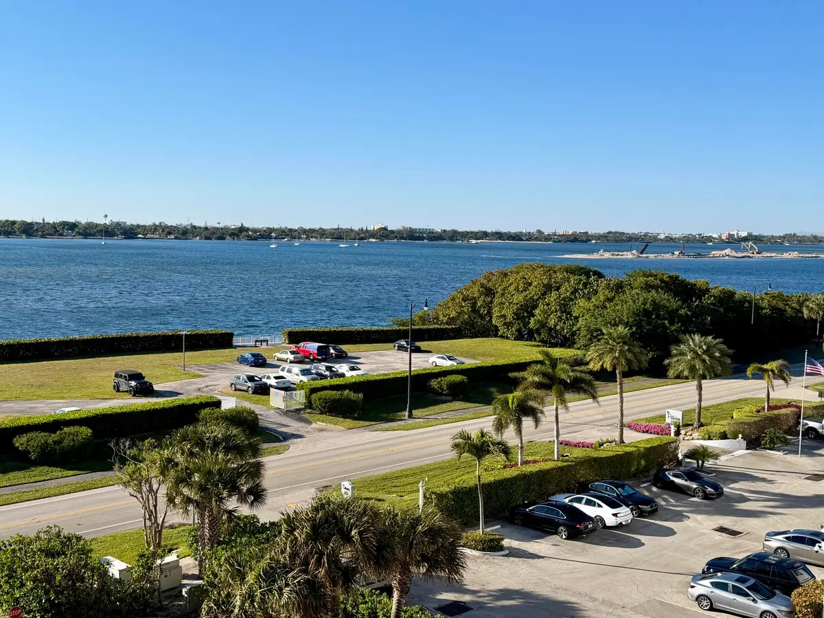 INTRACOASTAL VIEW FROM DECK at 3460 S Ocean Boulevard 5110, Palm Beach