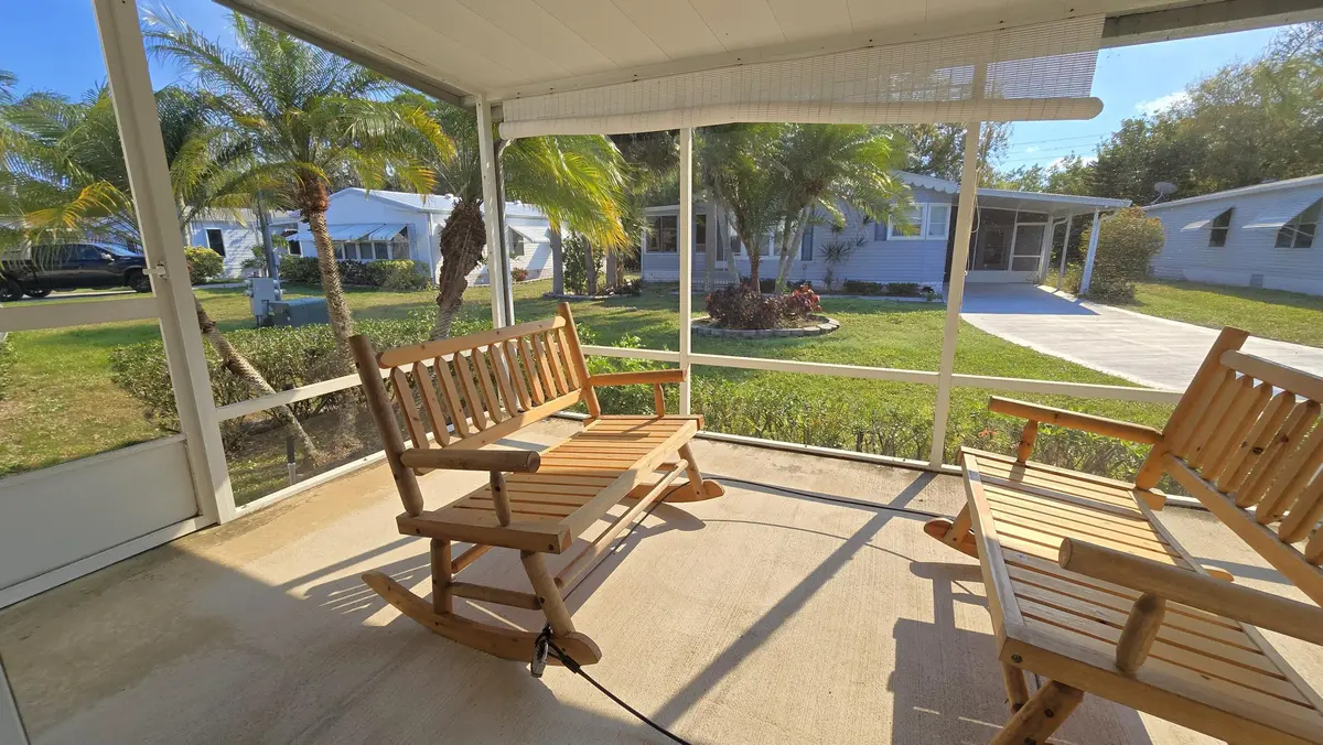Screened Patio at 5680 Hemingway Court 15, Fort Pierce