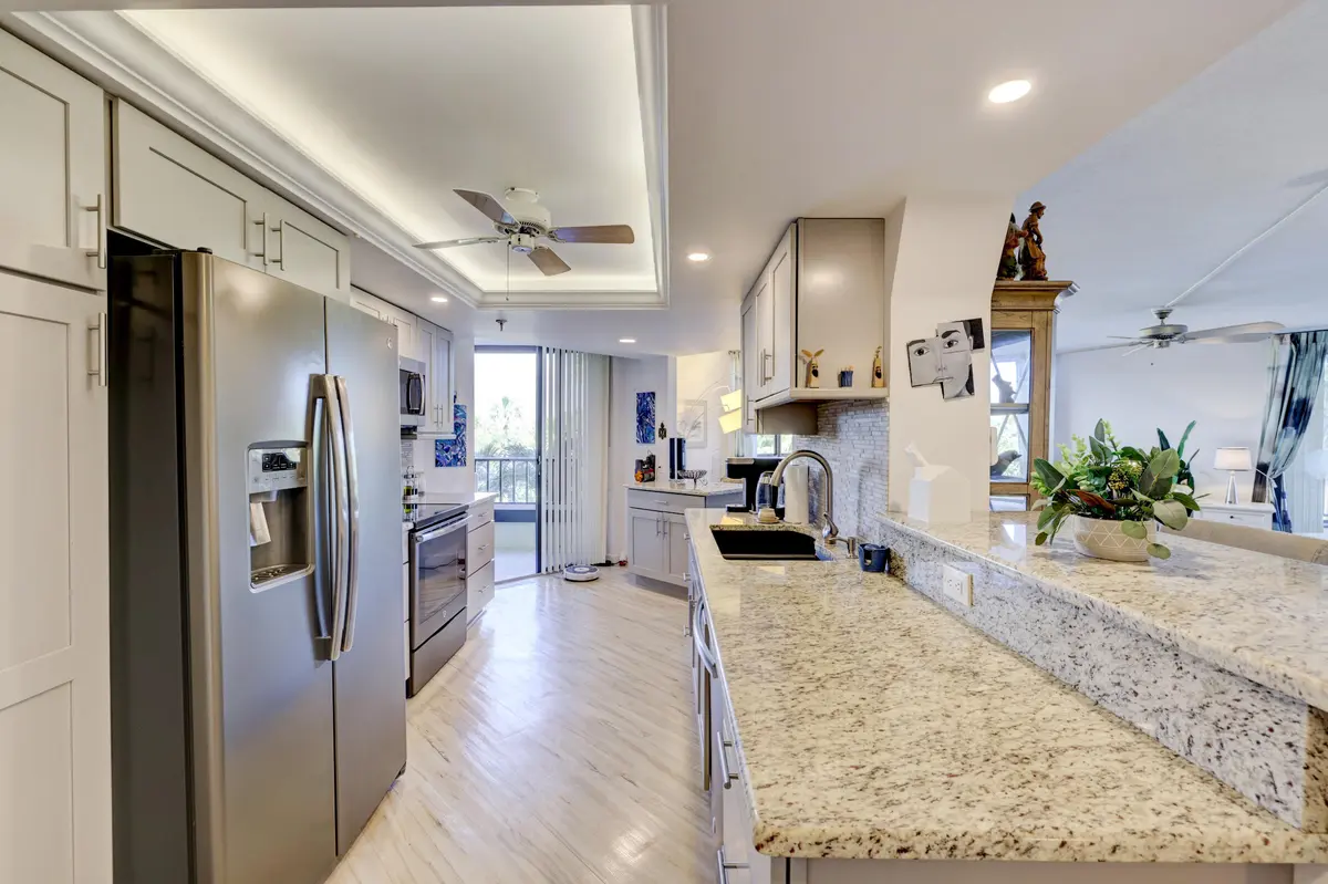 Custom Upgraded Kitchen at 2400 S Ocean Drive 4322, Fort Pierce