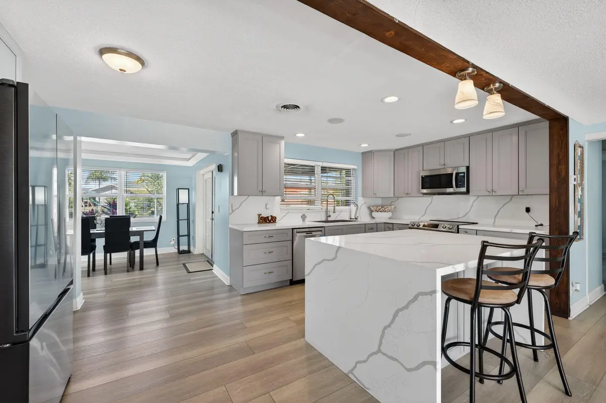 Original Wood Beams at 1223 Isle Court, Boynton Beach