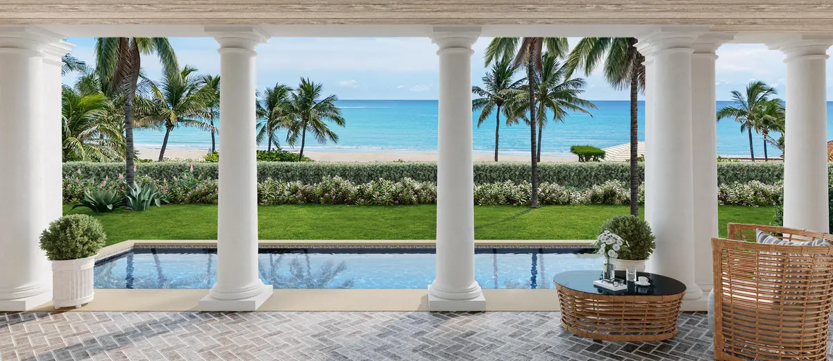 Pool at 1285 North Ocean Boulevard Lot 1 & 2, Palm Beach
