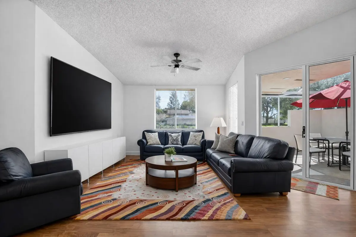 Spacious Living Room at 9635 Boca Gardens Circle C, Boca Raton