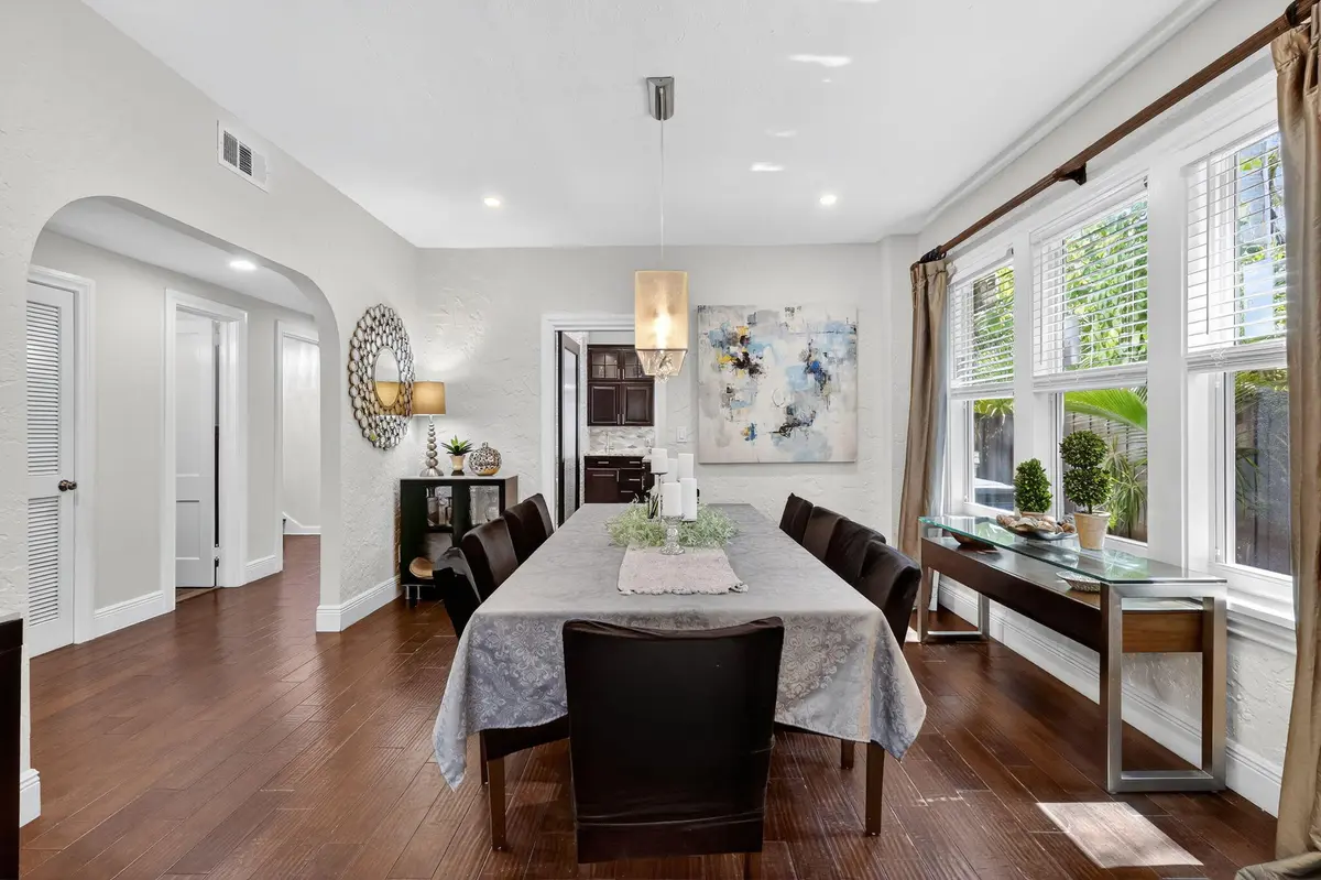 Large formal dining room at 516-520 34th Street, West Palm Beach