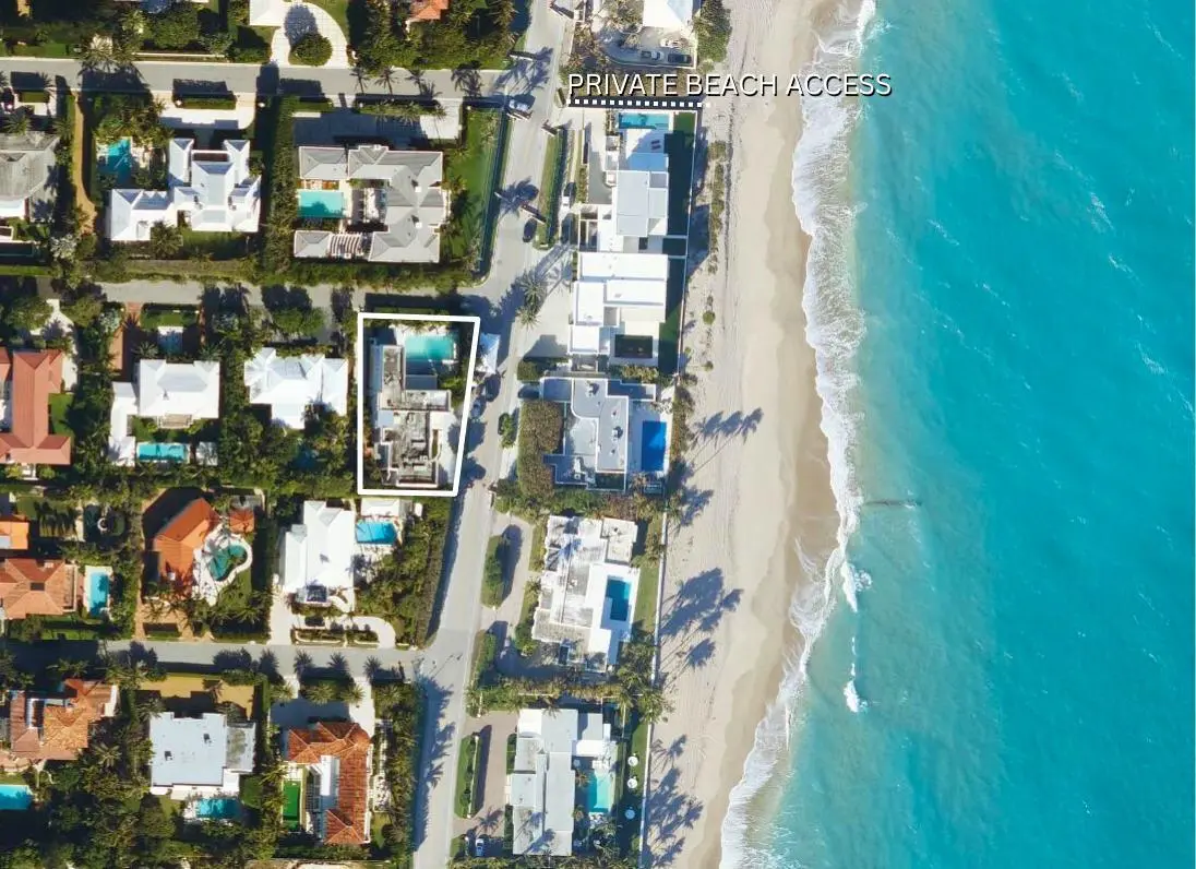 1048 S Ocean Blvd Aerial at 1048 S Ocean Boulevard, Palm Beach