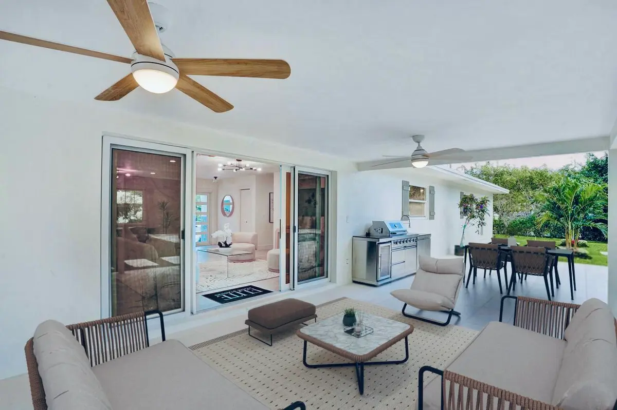 Large entertaining space at 200 NW 2nd Street, Delray Beach