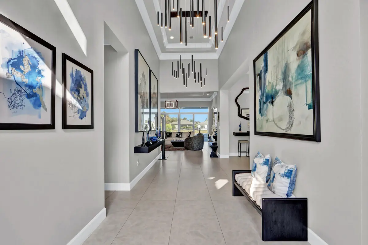 Entry Hallway at 12752 Veneto Springs Drive, Boynton Beach