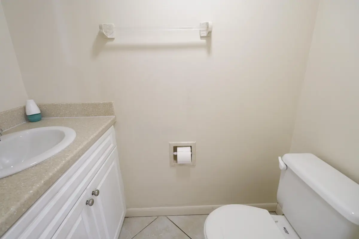 Downstairs half Bath at 2016 S 10th Street A, Fort Pierce