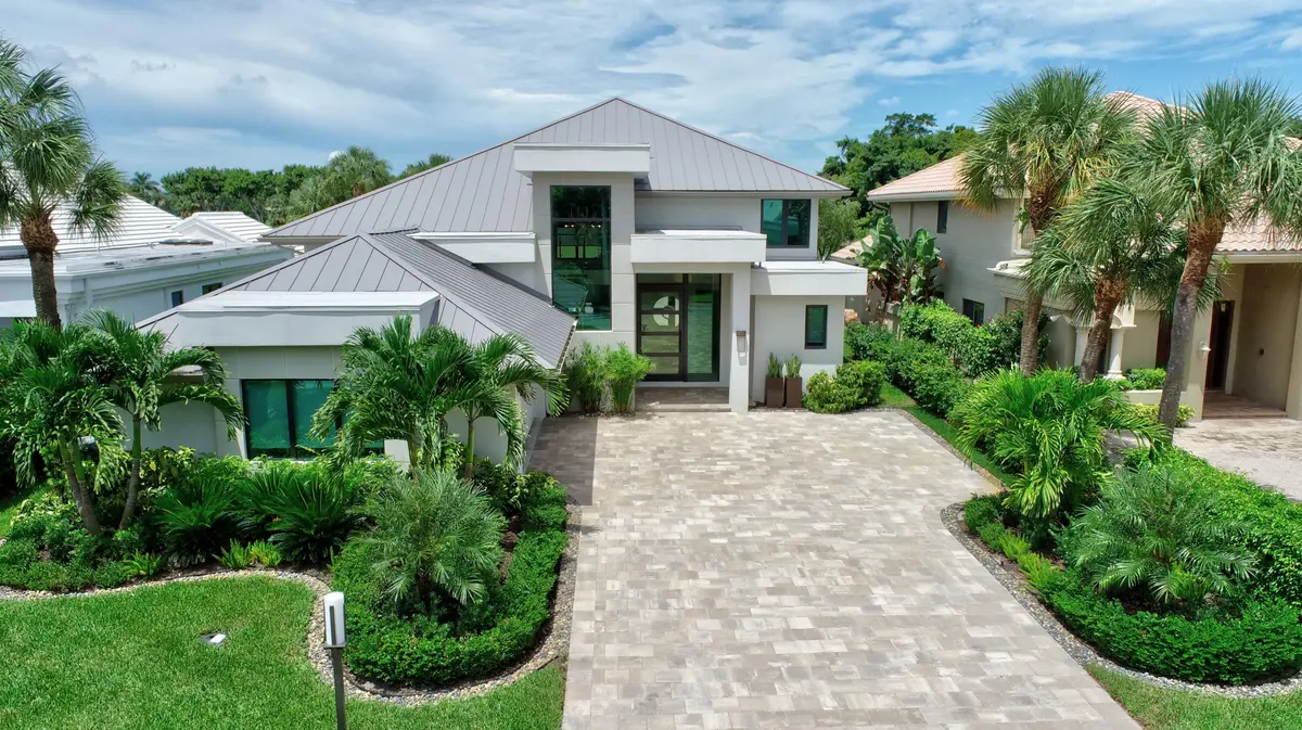 front exterior at 17405 Loch Lomond Way, Boca Raton